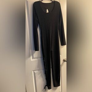 Fashion Nova Black Long Sleeve Dress